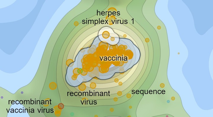 The selection and hover outline layers added by the selection plugin.