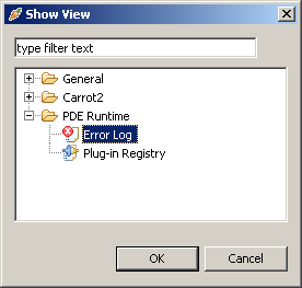 Lingo3G Document Clustering Workbench Show View dialog